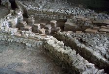 Hypocaust of the Roman Palace at Fishbourne, 3rd century