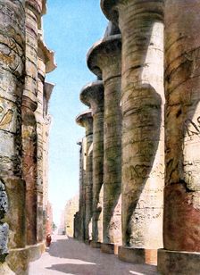 Hypostyle Hall, Temple Karnak, Luxor, Egypt, 20th Century