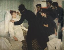 Hypnotic Séance, 1887. Creator: Sven Richard Bergh
