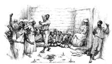 Hypnotic trance induced during Voodoo dance rites, Louisiana, USA, 1886