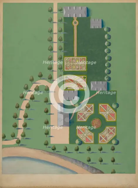 I. Tiebout Estate, c. 1936. Creator: Meyer Goldbaum.