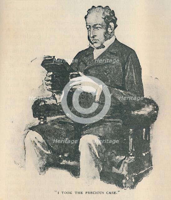 'I Took The Precious Case', 1892. Artist: Sidney E Paget.