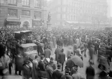 I.W.W. Meeting, Park Row, between c1910 and c1915. Creator: Bain News Service