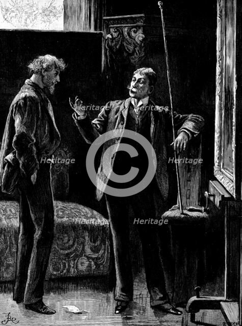 "I want to consult you a little about this picture of yours.", 1890. Creator: R. Taylor.