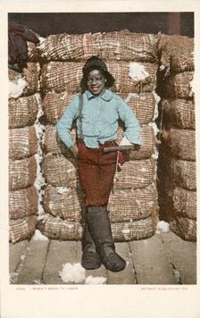 I Wasn't Born to Labor, 1902 - 1903. Creator: Detroit Publishing Company