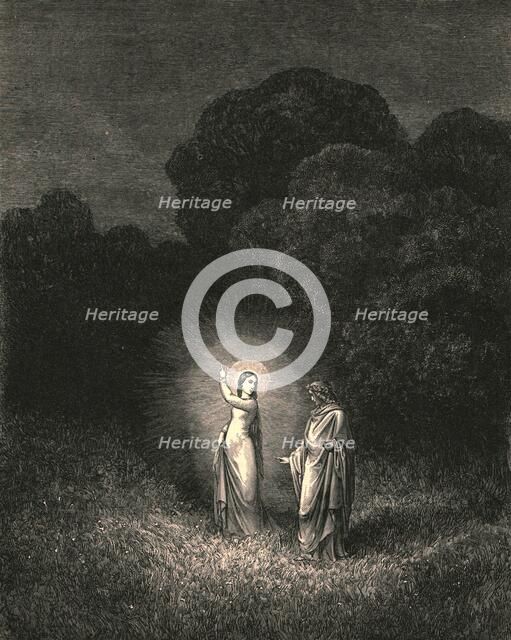 'I, who now bid thee on this errand forth, am Beatrice', c1890.  Creator: Gustave Doré.