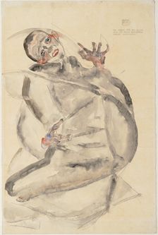 I Will Gladly Endure for Art and My Loved Ones, 1912. Artist: Schiele, Egon (1890–1918)