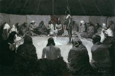 I Will Tell the White Man, c. 1900. Creator: Frederic Remington