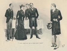 I Will Wish You All A Very Good Night 1892. Artist: Sidney E Paget