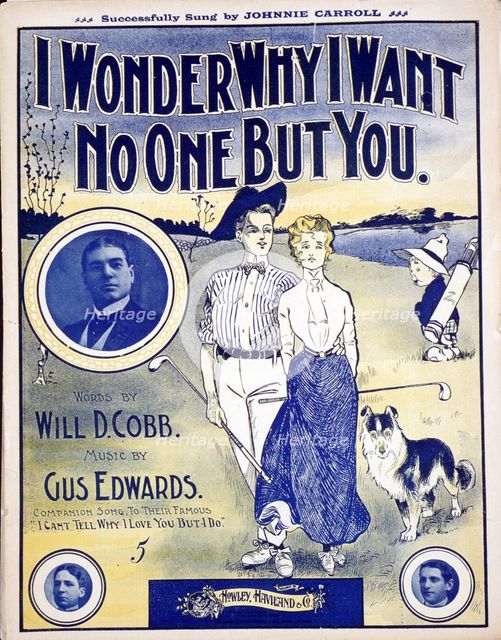 "I Wonder Why I Want No One But You", sheet music cover, c1910. Creator: Unknown.