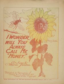 I wonder will you always call me "honey" 1900 (Inferred). Creators: Unknown, Elmer Chickering