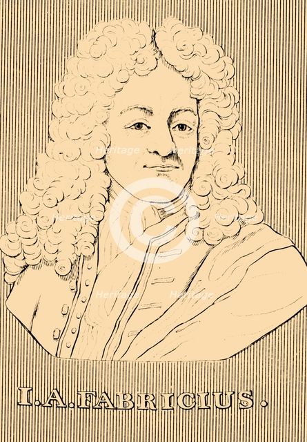 'I. A. Fabricius', (1668-1736), 1830. Creator: Unknown.