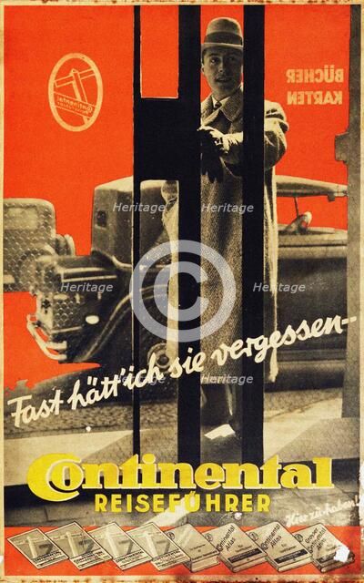 I almost forgot: the Continental Travel Guides, 1930s. Creator: Anonymous.