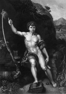 I am the voice of one crying in the wilderness 19th century. Creator: W Holl