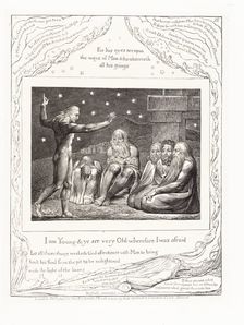 I am Young & ye are very Old wherefore I was afraid 1825. Creator: William Blake