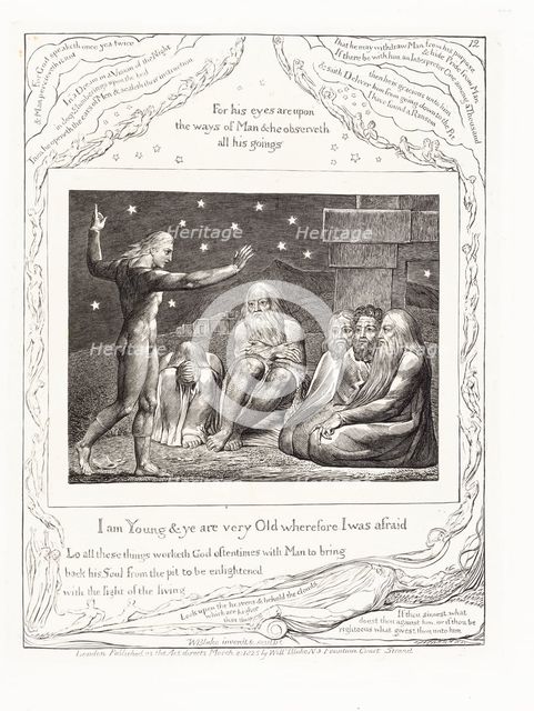 'I am Young & ye are very Old wherefore I was afraid', 1825. Creator: William Blake.