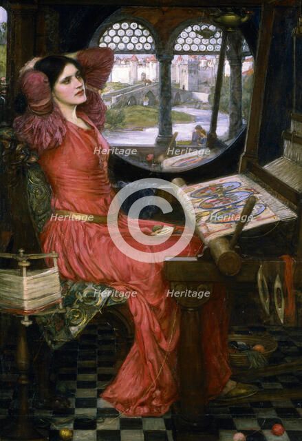 'I am half sick of shadows', c1911. Artist: John William Waterhouse