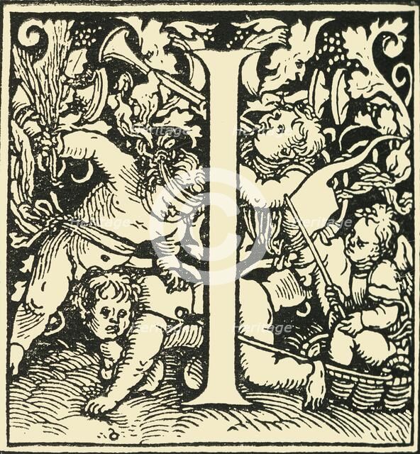 'I - An Alphabet by Hans Weiditz', c1520-1521, (1908).  Creator: Hans Weiditz.