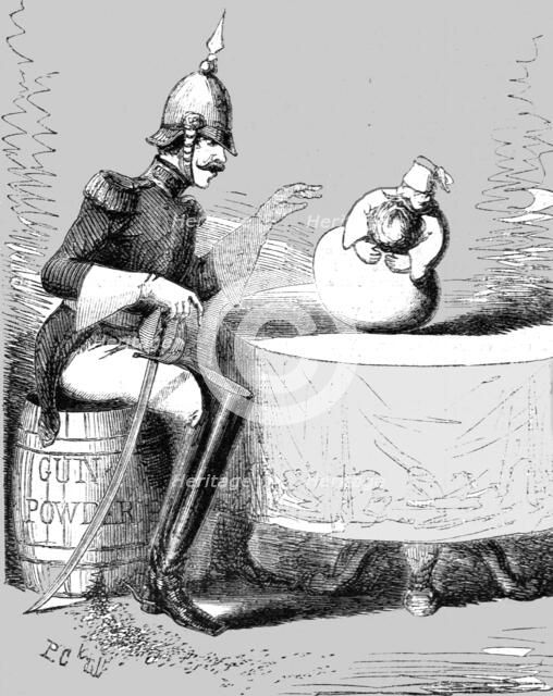 ' "I Cannot Upset This Little Turk"; The Crimea', 1854. Creator: Unknown.