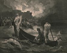 I could not hear what terms he offer'd them c1890. Creator: Gustave Doré
