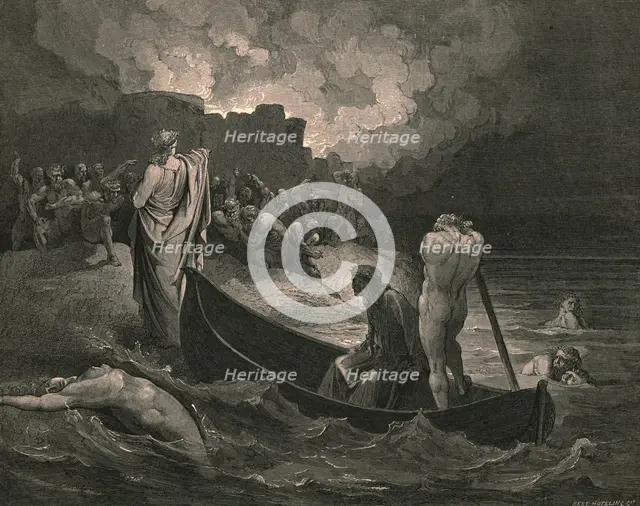 'I could not hear what terms he offer'd them', c1890.  Creator: Gustave Doré.