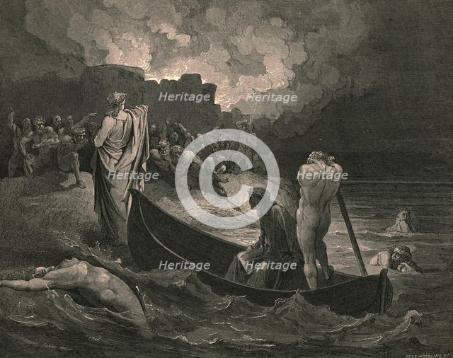 'I could not hear what terms he offer'd them', c1890.  Creator: Gustave Doré.