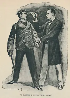 I Clapped A Pistol To His Head 1892. Artist: Sidney E Paget