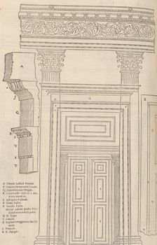 I dieci libri dell'architettura di M. Vitruvio tradutti et commentati da monsignor Barbaro..., 1556. Creators: Vitruvius, Andrea Palladio, Daniele Barbaro, Giuseppe Porta