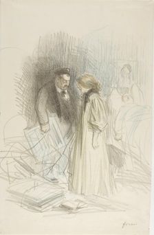 I Don't Dare Take Them Down...It Would Hurt Him Too Much, c. 1892. Creator: Jean Louis Forain