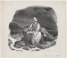 I Dream of Her in the Crashing Waves, 1818. Creator: Theodore Gericault
