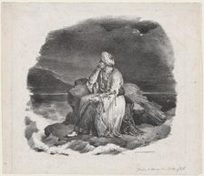 I Dream of Her in the Crashing Waves, 1818. Creator: Theodore Gericault