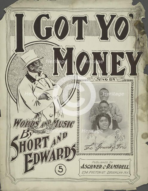 'I got yo' money', 1900. Creator: Unknown.