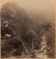 "I grant him brave, but wild as Bracklinn's thundering wave" - Scott's "Lady of the Lake", 1898. Creator: Underwood & Underwood