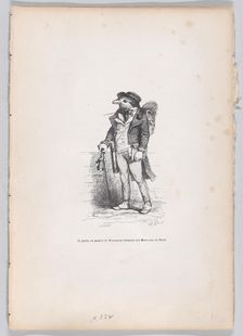 I left as the Attorney-General of Moinraux in Paris from Scenes from the Private an..., ca. 1837-47. Creator: Joseph Hippolyte Jules Caque