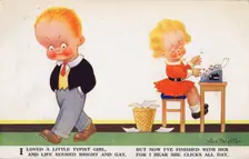 I loved a little typist girl 1935. Creator: Vera Paterson