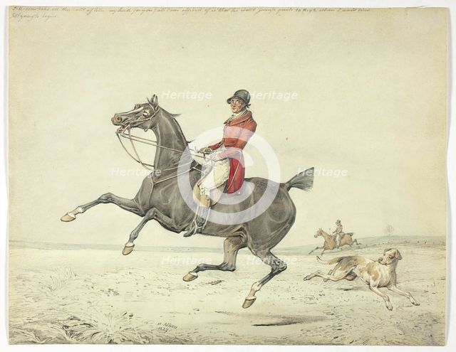 I'll Soon Take All This Out of Him..., 1827. Creator: Henry Thomas Alken.