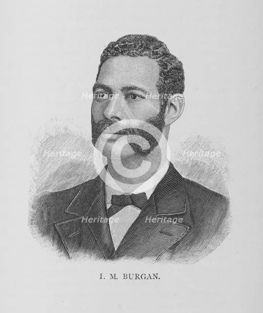 I. M. Burgan, 1887. Creator: Unknown.
