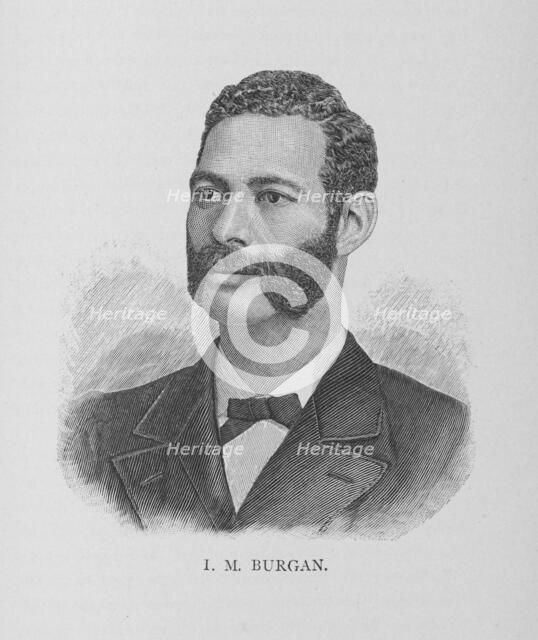 I. M. Burgan, 1887. Creator: Unknown.