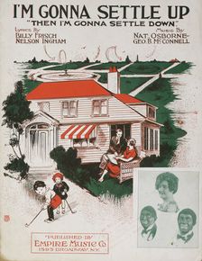 "I'm Gonna Settle Up". sheet music cover, 1927. Creator: Unknown