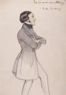 "'I'm in on everything! Calle Lamberg". (c1850s). Creator: Fritz von Dardel