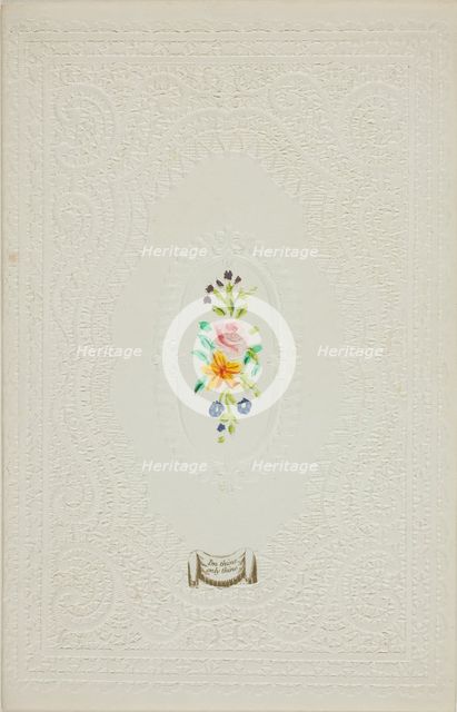 I'm Thine, Only Thine (valentine), c. 1850. Creator: Unknown.