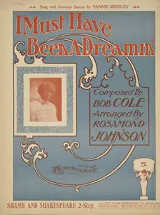 I must have been a dreamin'; [I must a been a dreamin'], 1900. Creator: Unknown