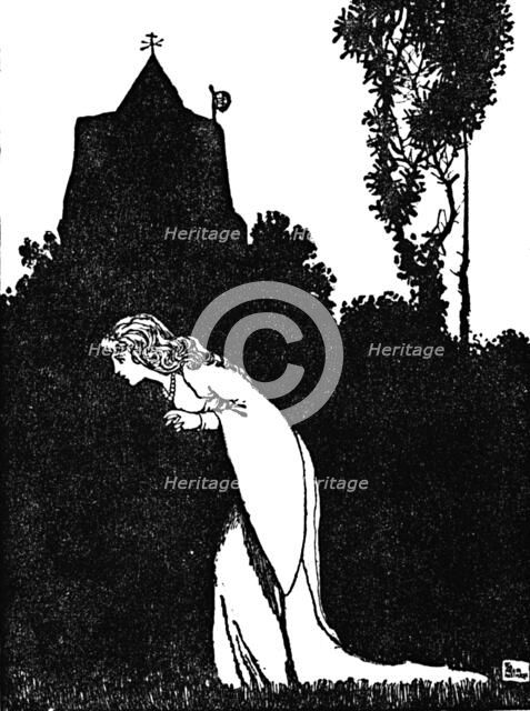 'I Must Venture to the Churchyard', c1930. Artist: W Heath Robinson.