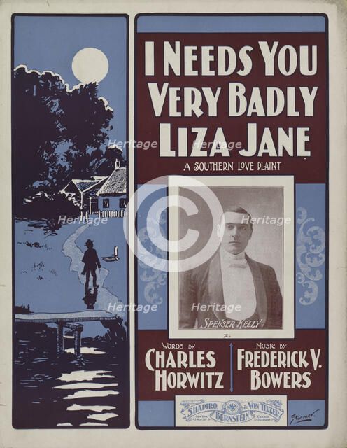 'I needs you very badly, Liza Jane', 1901. Creator: Unknown.