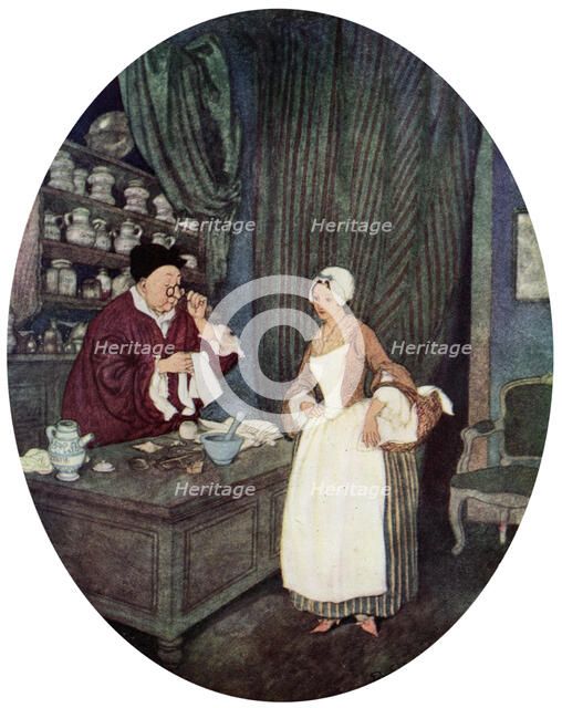 'I never at saw sewing so small', c1900-1950. Artist: Unknown