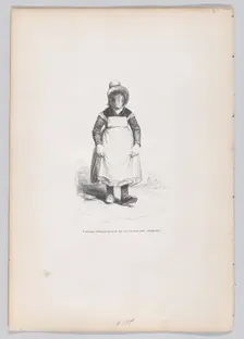 I ordinarily opened the ball with the prettiest villager from Scenes from the Priva..., ca. 1837-47. Creator: Joseph Hippolyte Jules Caque