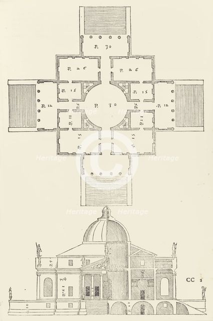 I quattro libri dell'architettura di Andrea Palladio, 1570. Creators: Christoph Krieger, Johann Chrieger.