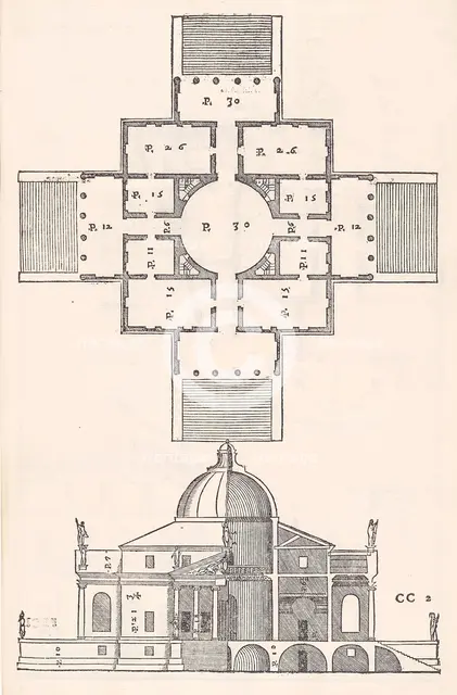 I quattro libri dell'architettura di Andrea Palladio. Ne'quale dopo un breue trattato de' ..., 1581. Creator: Andrea Palladio.
