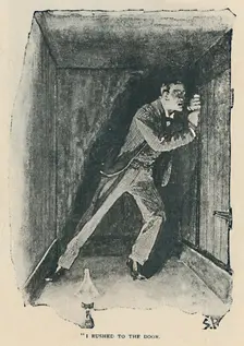 I Rushed To The Door 1892. Artist: Sidney E Paget