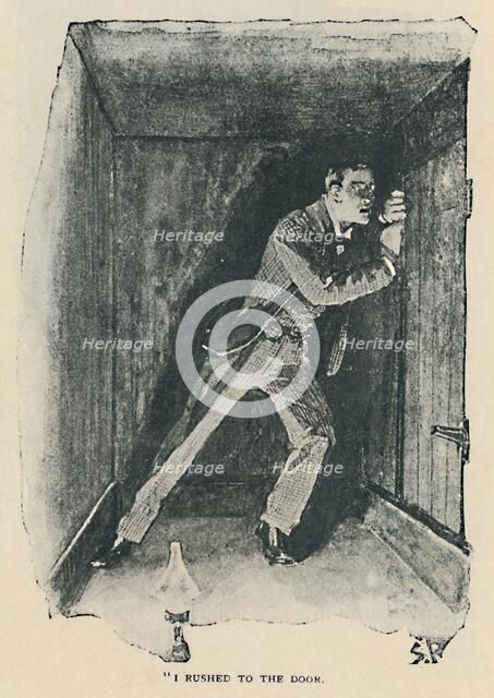 'I Rushed To The Door', 1892. Artist: Sidney E Paget.